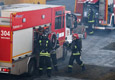 Потушен пожар на складе хлебокомбината в Пятигорске, пострадавших нет