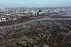 Уровень реки Урал под Оренбургом поднялся до 978 см - власти
