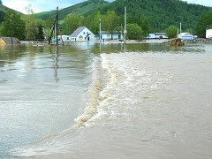 Сильный паводок продолжается на Алтае, МЧС проводит спасательную операцию