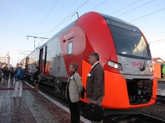 Скоростной электропоезд "Ласточка" отправился в пробный рейс из Барнаула в Новосибирск