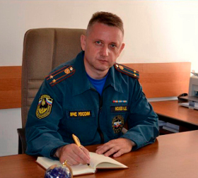 Начальник испытательной пожарной лаборатории Рязанской области А.Исаев: "Мы включаем "машину времени"