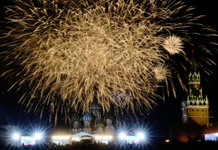Автомобильное движение ограничат в Москве из-за фестиваля фейерверков