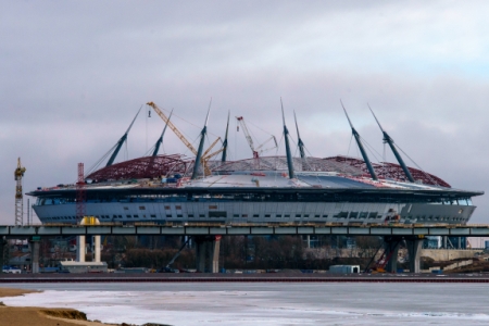 Власти Петербурга зарегистрировали право собственности на новый стадион