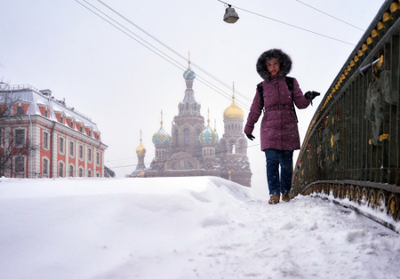 Легкий мороз без обильных осадков ожидается в Петербурге и Ленобласти на выходных