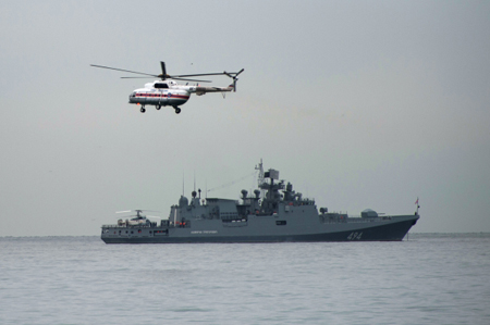 Фрегат "Адмирал Григорович" с крылатыми ракетами направлен в Средиземное море