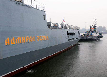 Уголовное дело возбуждено по факту повреждения сторожевика "Адмирал Эссен" ВМФ России