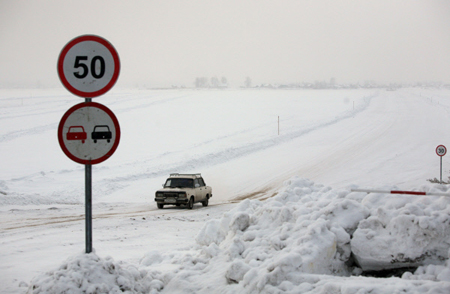 Первая ледовая переправа закрыта в Томской области