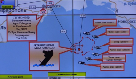 Турция и Россия приступили к подъему аппаратуры с затонувшего корабля "Лиман"