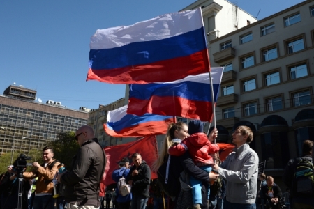 Около 1 тысячи человек участвовало в оппозиционном митинге в центре Москвы