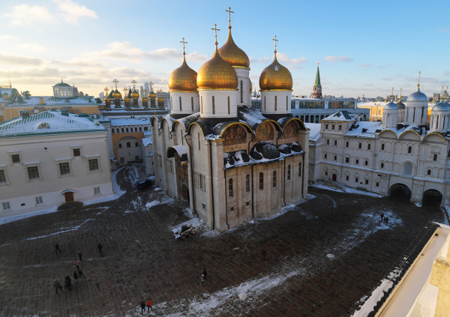 Успенский собор Московского Кремля будет полностью отреставрирован