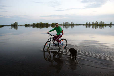 Уровень воды в Иртыше в Тюменской области повышается, а река Ишим идет на спад