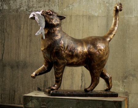Памятник коту установили в Балаклаве
