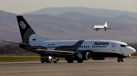 Авиакомпания "Аврора" в I полугодии 2017-го на 13% увеличила перевозки пассажиров