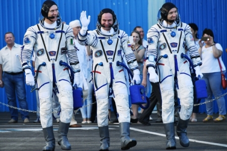 Интернациональный экипаж стартовал с Байконура на МКС