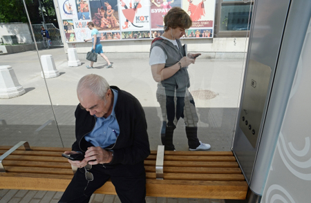 Число пользователей Wi-Fi в наземном транспорте Москвы возросло в полтора раза