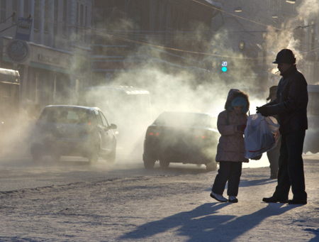 Аномальные морозы пришли в Хабаровский край
