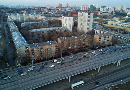 Новую разворотную эстакаду на Волоколамском шоссе построят до конца 2019 года