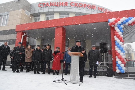 Новая станция скорой медицинской помощи открылась в Курске