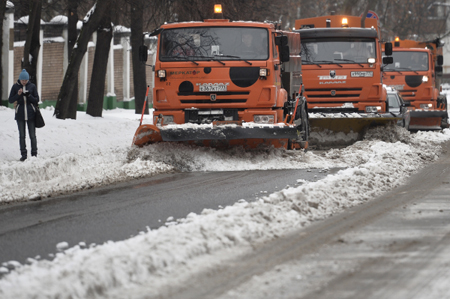 Высота снежного покрова в Москве перевалила за 10 см