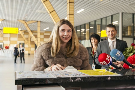 Аэропорт "Симферополь" обслужил пятимиллионного пассажира с начала года