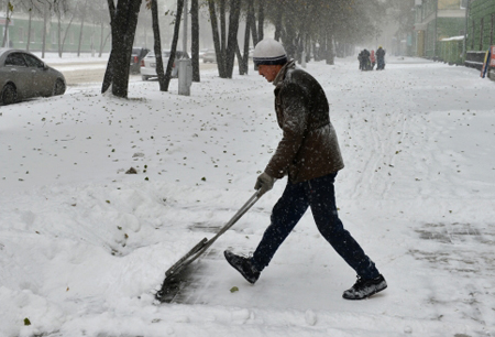Более месячной нормы снега выпало за три дня в Петропавловске-Камчатском