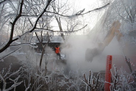 Около 30 домов в Пензе остались без тепла из-за коммунальной аварии