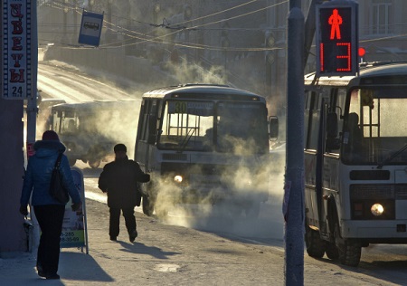 Сильные морозы стали причиной отмены автобусных рейсов из Тюмени в Казахстан и Киргизию