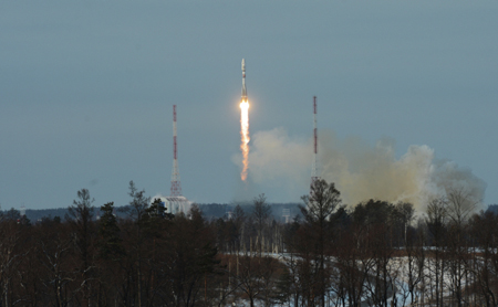 Третий запуск ракеты-носителя осуществлен с космодрома Восточный