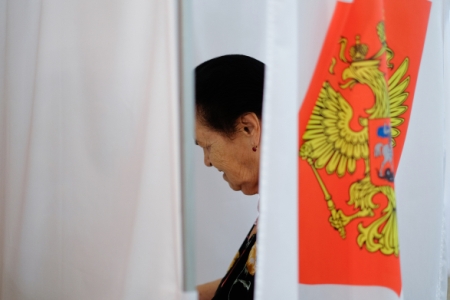 Явка на выборах президента России на 18:00 составила почти 60%