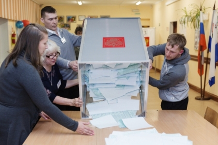 После обработки 100% протоколов в столице, Путин набирает на выборах 70,88%