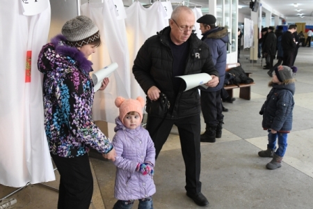 Путин побеждает на выборах в Белгородской области