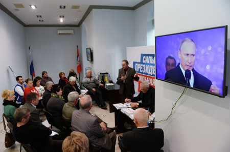 Путин получил более 90% голосов в Севастополе