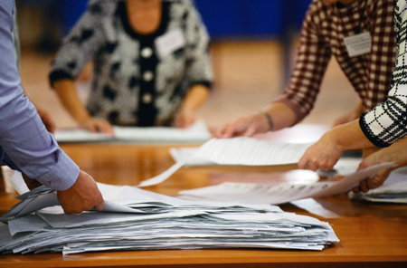 Путин набрал более 90% голосов избирателей на выборах президента в Туве