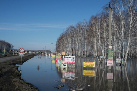 Три местных автодороги подтоплены паводком в Липецкой области