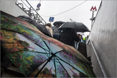 Сильные дожди ожидаются в Москве в ближайшие двое суток