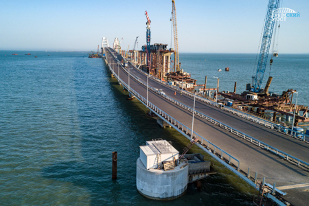 Локальные очистные сооружения устанавливают на Крымском мосте