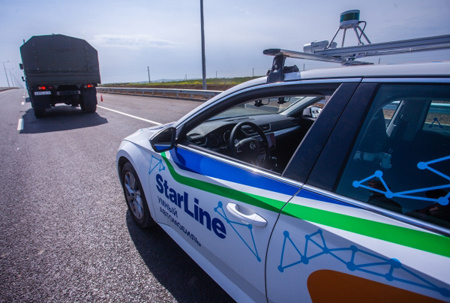Тестовые испытания прошли беспилотные автомобили РФ на автоподходе к Крымскому мосту