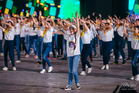 Детский хор Ставрополья завершил самую масштабную за все годы проведения "Российской студвесны" программу открытия фестиваля