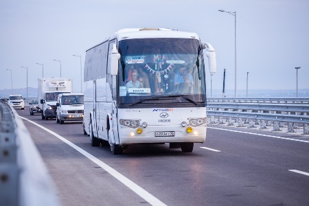 Время в пути по "единому" билету сократилось на 1-2 часа после открытия Крымского моста
