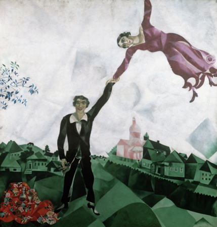 Шоколадная копия "Прогулки" Марка Шагала из 3 тысяч пралине появится в Летнем саду