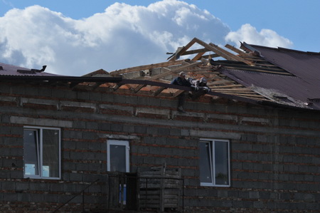 Очередной ураган обрушился на села в трех районах Алтайского края