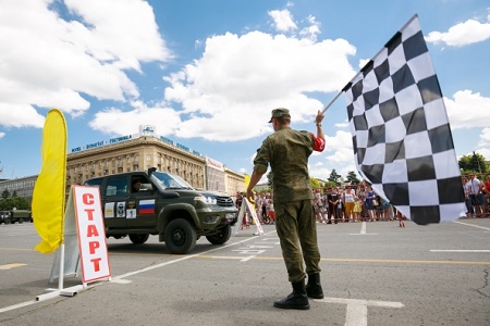 Сборная РФ победила на конкурсе "Военное ралли"
