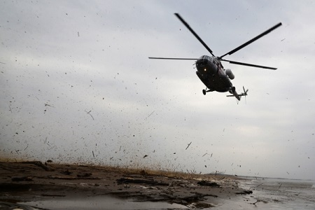 Вертолет Ми-8 с вахтовиками на борту разбился в Красноярском крае после столкновения с грузом другого вертолета