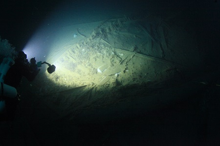 Участники подводной экспедиции сообщают об обнаружении у берегов Крыма остова судна II-III века н.э