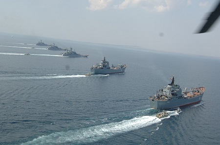 Командно-штабная тренировка стартовала на Черноморском флоте РФ