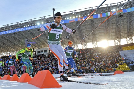 Звезды мирового биатлона и лыжного спорта приняли участие в соревнованиях в Тюмени
