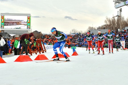 Звезды мирового биатлона и лыжного спорта приняли участие в соревнованиях в Тюмени