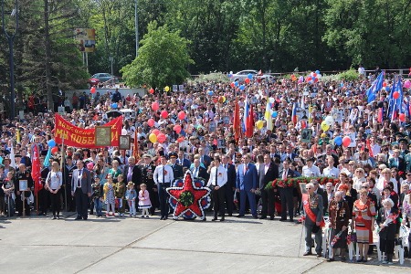 Жители Минвод пришли на митинг Памяти