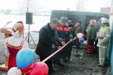 Два обновленных пожарных депо открыли в селах Белгородской области