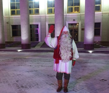 Финский Санта Клаус прибыл с визитом в Екатеринбург
